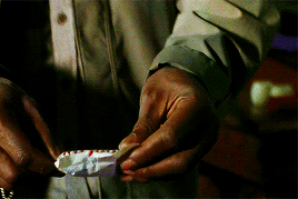 walkerswhowalk:  The three things Morgan put down in the church in 5.08 and where they came from in 6.04  
