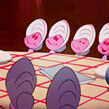 cookiecarnival:  Alice in Wonderland (1951) - The Curious Oysters