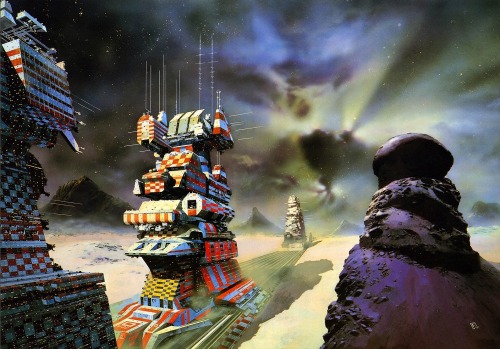 magictransistor:  Chris Foss, Concept art related to Alejandro Jodorowsky’s unrealised film adaptation of Frank Herbert’s Dune, c. 1975-1981.