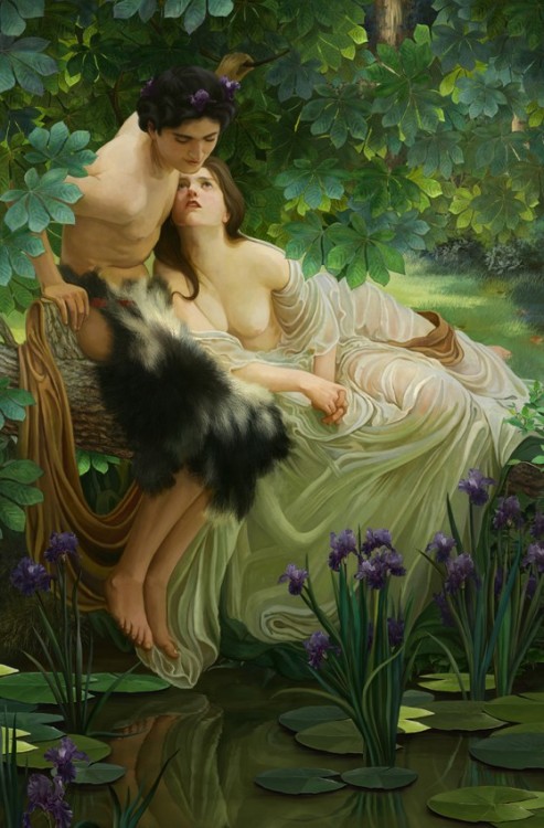 silenceforthesoul: Solomon Joseph - Narcissus and Echo, 1895