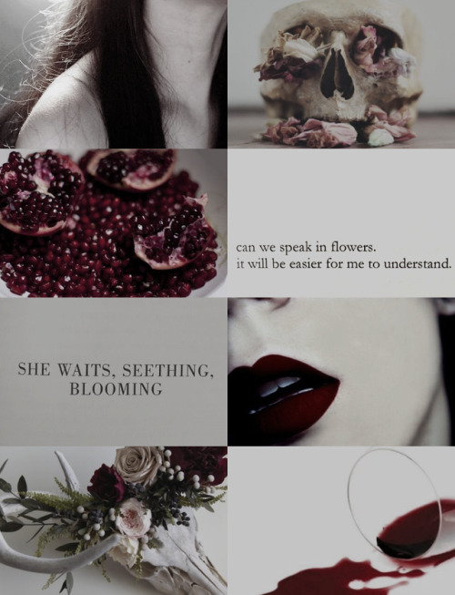heckleweather: MYTHOLOGY AESTHETICS: Hades and Persephone (Modern) flowers that shiver,grass that di