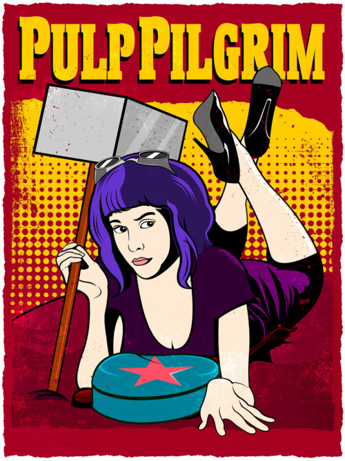 mahlibombing:  Pulp Pilgrim Created by Tom Trager T-shirts available from RedBubble