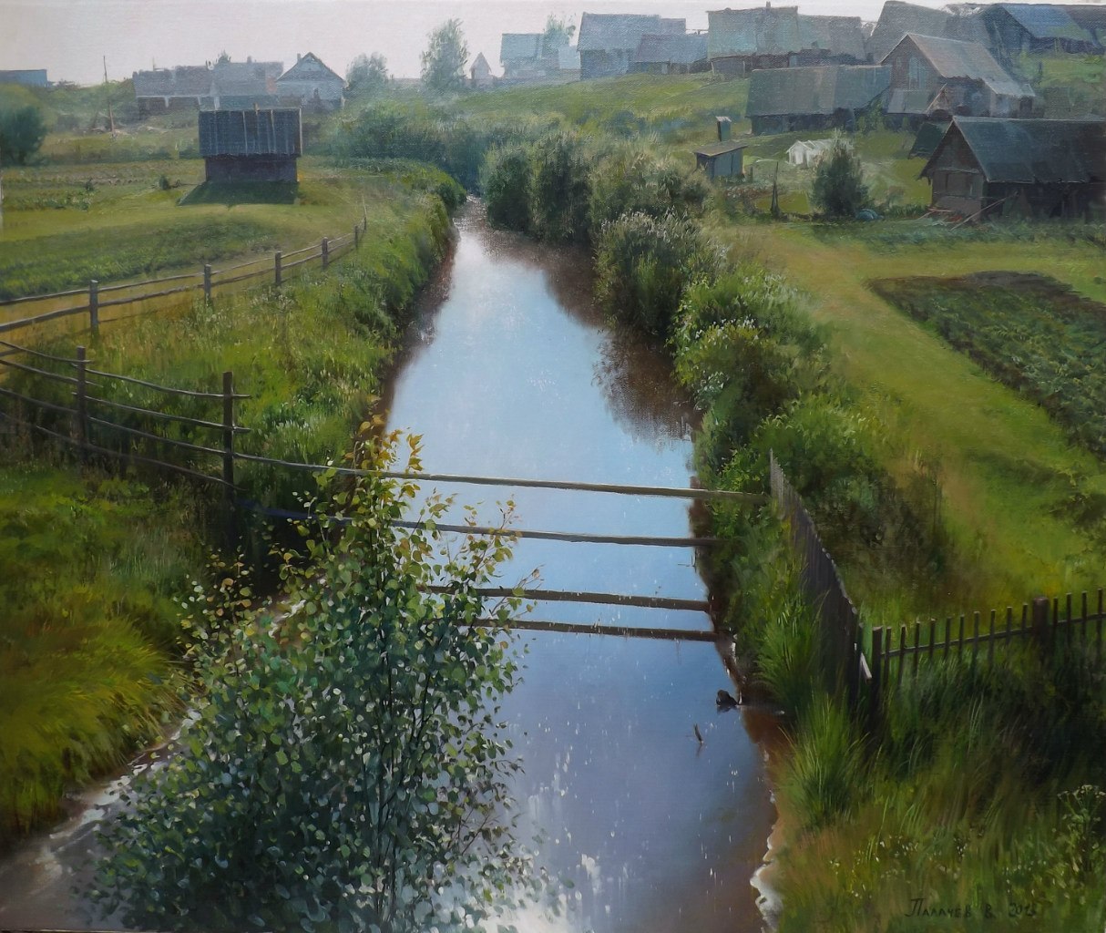 picturesque-russia:  Вячеслав Палачев. Ранним утром. /