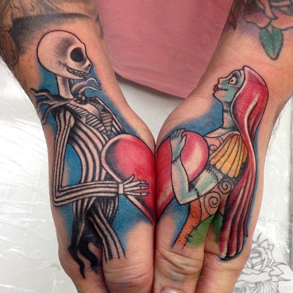 skindeeptales:  Tim Burton tattoos by Sam Fiorino - Tim Childs - Jasen Workman -