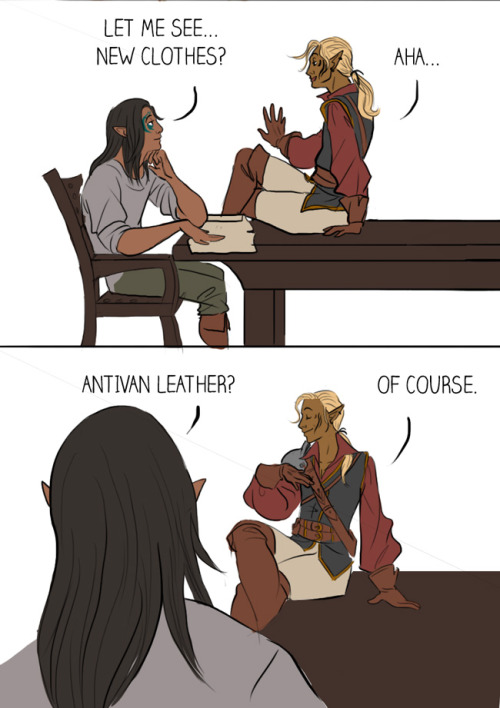 angie-s-g:So I spent too much time thinking about what the warden would say if he saw Zevran in the 