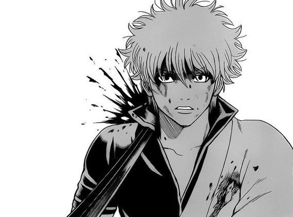 This is from the manga Gintama which is about a samurai in Japan which has been invaded