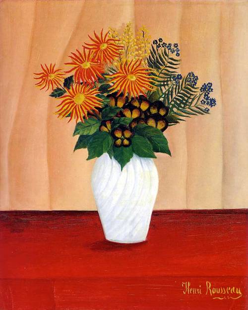 Bouquet of Flowers - ca. 1909 - 1910Henri Rousseau