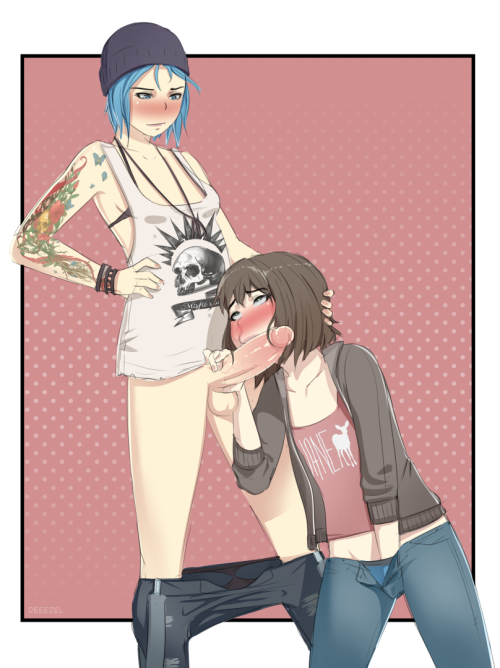 kittenofdarkness:  So yeah, here is your life is strange, pretty much the only one I could fine, and it just turns out to be fucking hot as hell, blue haired girl is someone I would definitely want to meet up with.deeezle