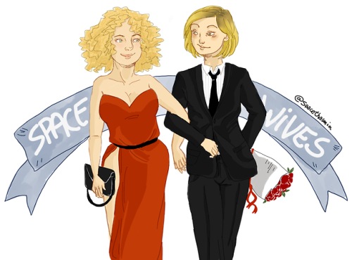 spacethasmin:River song and 13, they’re such a power couple! 