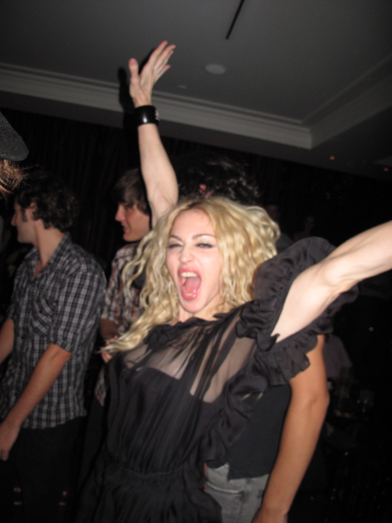 onequeenmadonna:  Madonna and Jesus Luz at Sticky and Sweet after party 