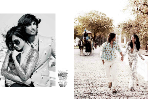 bollyandco: Sushant Singh Rajput &amp; Lisa Haydon (Harper’s Bazaar)