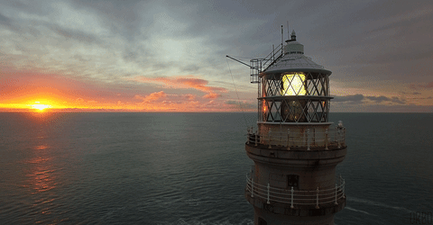 blondebrainpower:  Fastnet Lighthouse ‘The Teardrop of Ireland’