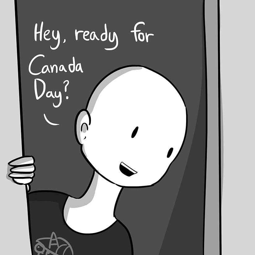 thehorsewife:Happy Canada Day!X3! Methinks the heat is getting to the poor thing’s