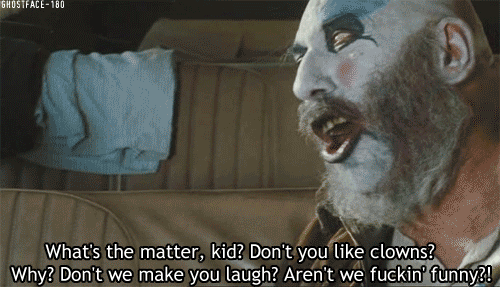 Ditto…its so hard making friends as a clown