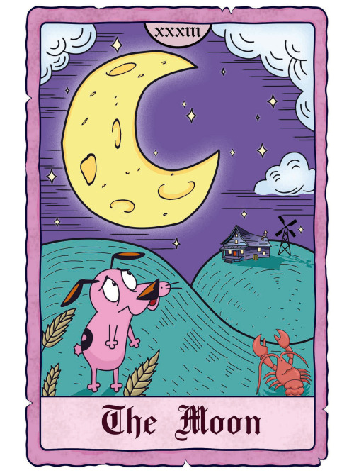 Comparativetarot:the Moon. Art By Ambar Ch.