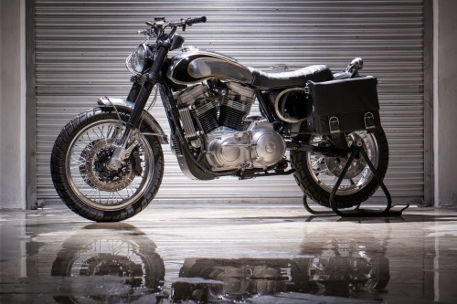 megadeluxe:BCR Project Bikes: Building the Harley Davidson American Scrambler