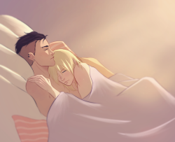 makariaartsabout: soft, morning older!otayuris because I can. (piercings on Otabek also because I can &lt;3)