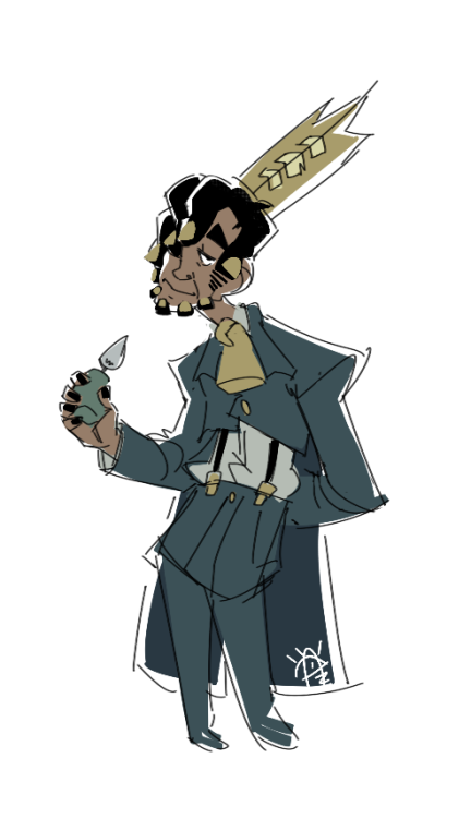 rottenchicken:A good 40% of my characters wear suits 24/24