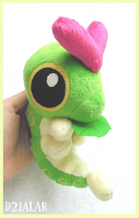 bulbagarden:Caterpie Plush by *d215lab