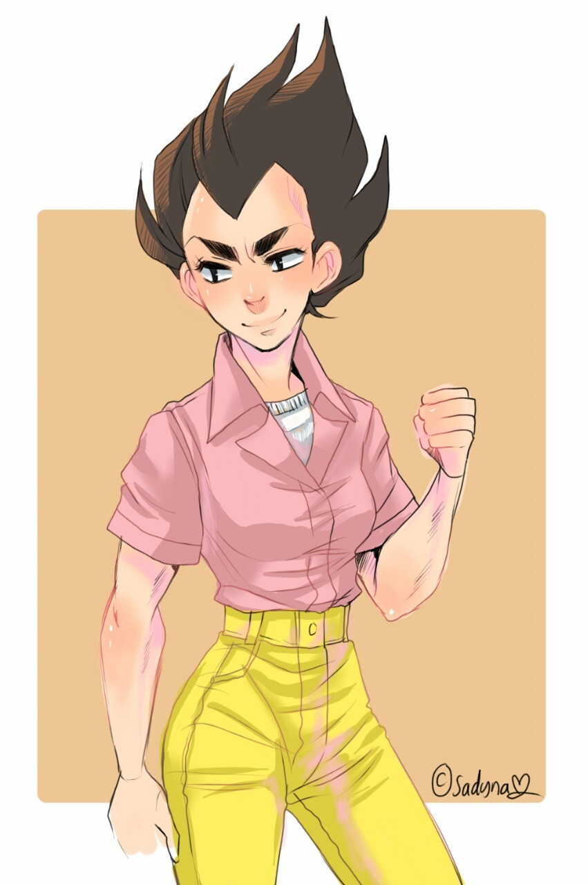 Dragon Ball 63 — Yo, I love your genderbent designs! I especially