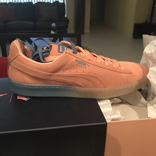 matthejew: Puma X Pink Dolphin finally came in what a handsome shoe