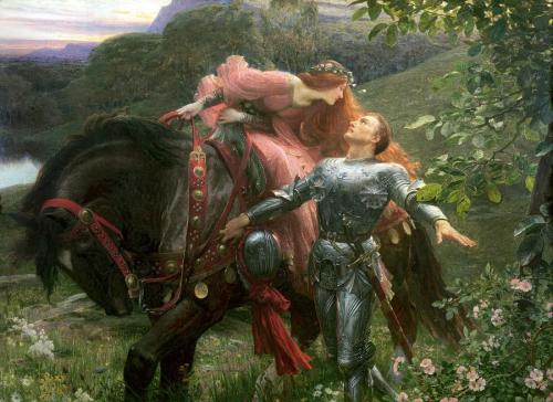 La Belle Dame Sans Merci by Frank Dicksee, circa 1902.