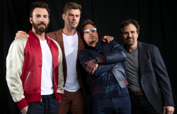 theavengers:  Chris Evans, Chris Hemsworth,