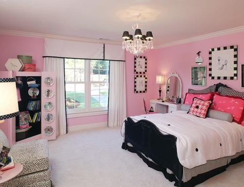 Black bedroom ideas for teenage girls