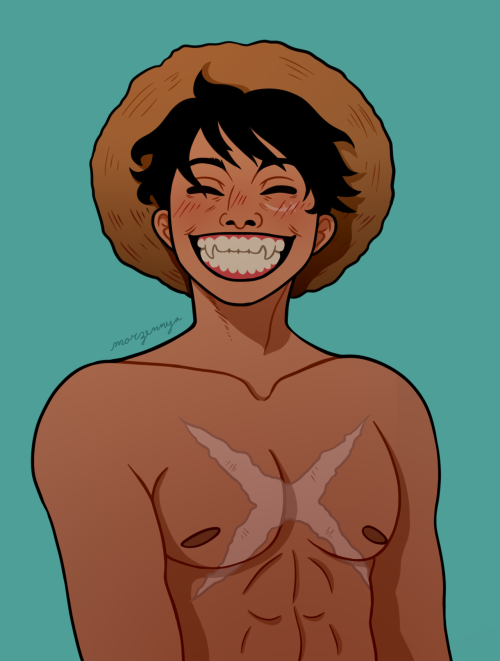 I think… Luffy should have some chompers… I think that would be cool(Also I’m in love 