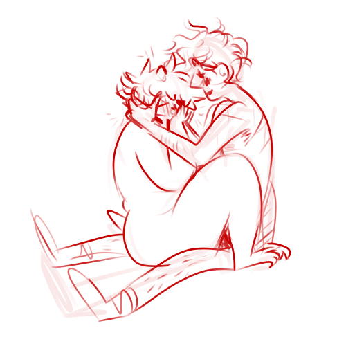 ddeeric:   hopefully i can get away from posting these cause the nudity is non-explicit but these are my fave (steamy) davekats ive drawn i just love the physical intimacy and softness and warmth it gives me big serotonin they have love 