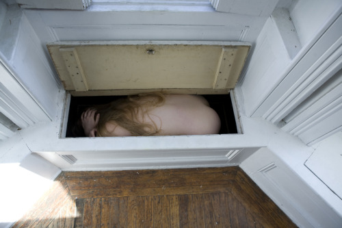 slut&ndash;degradation:  rawrinabox:  The hidey hole for bad girls.   I wish i had a room a