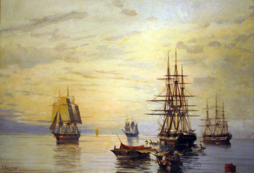 Sailing Ships, Konstantinos Volanakis, between 1886 and 1890