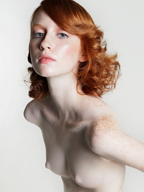 Pale skin girl nude