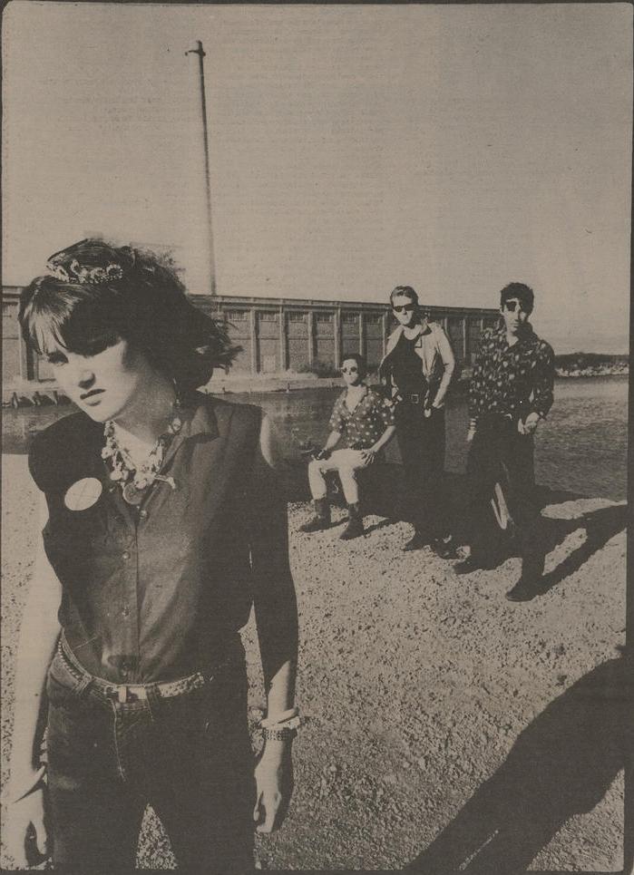 sweet-love-und-romance:  X : Exene Cervanka, Don Bonebrake, Billy Zoom and Joe Doe,