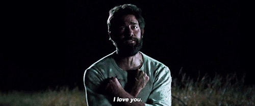 bruce-wayne:“When me and John have a fight as father and daughter in sign language early in the film
