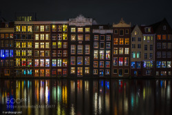 random-photos-x:  Damrak Amsterdam by dragrund. (http://ift.tt/1M2B8CM) 