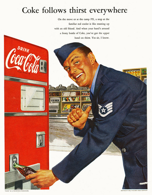 formfollowsfunctionjournal:  Coke Follows Thirst Everywhere.    Camp PX by paul.malon