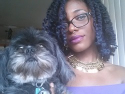 africanaquarian:  My dog hopped on the couch