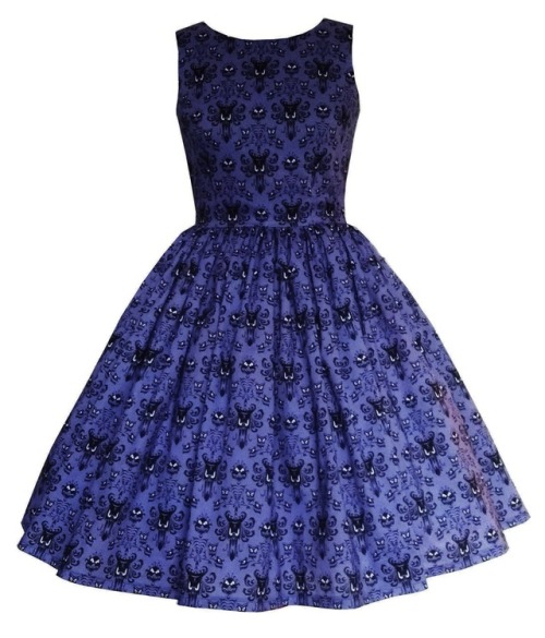 Haunted Mansion Wallpaper dresses and skirts now available.www.frockasaurus.com