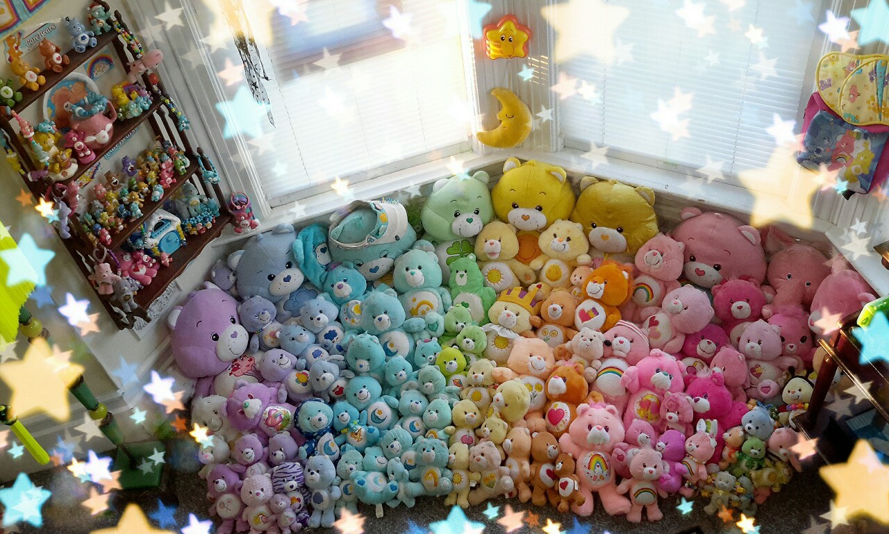 turbozack:  My care bear collection! 💖💛💚💙💜 