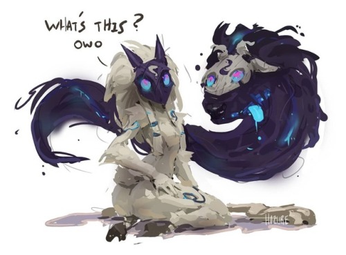 hozure:owo #kindred #leagueoflegends #drawing