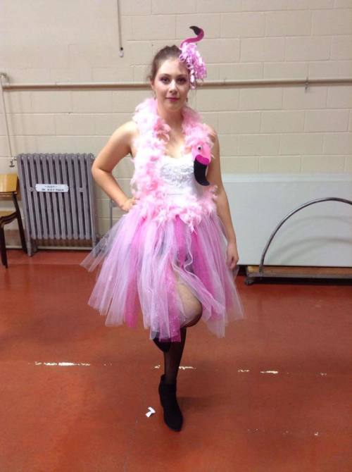 Happy Halloween everyone!This year I have decided to be a flamingo. XD 