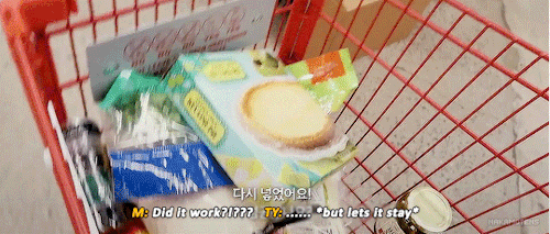 nakamotens: when the family tries to sneak food into mom’s shopping cart 