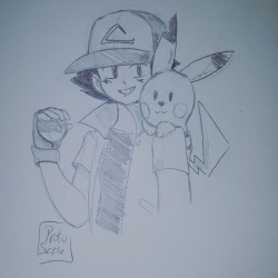 protoscene-ddf:It’s Pokémon Day, so I sketched everyone’s favorite failure, Ash Ketchum