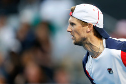 10ness-tennis: What a turn of event, Seppi finished off the crowd favorite Kyrgios with an ace, cruising into third round. :O 16 67 64 62 10/8  I always thought he was hot