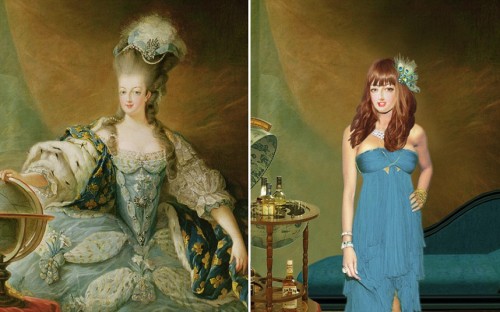 duchessofpowderedwigs:How historical figures would have looked today.