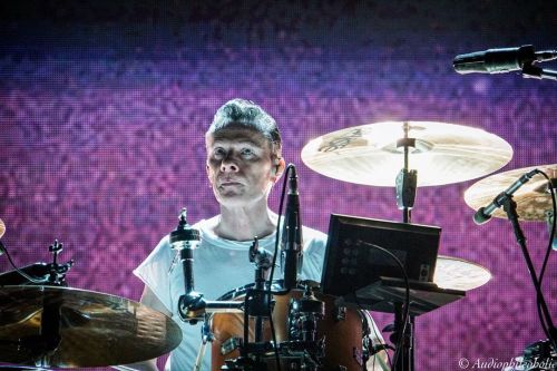 The great and enigmatic Larry Mullen Jr of U2. @u2 #u2 #u2fans #u2eitour #u2songsofexperience #drum