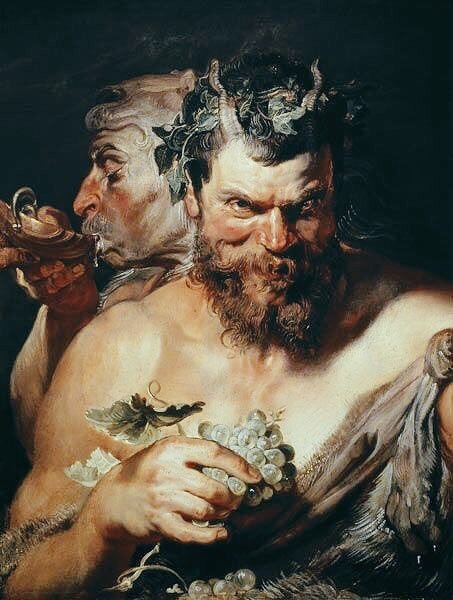 Peter Paul Rubens (1577–1640)  Hercules Fighting the Nemean Lion, Two Satyrs  Питер 