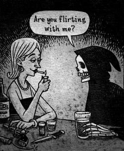 slobbering:  Flirting with Death 