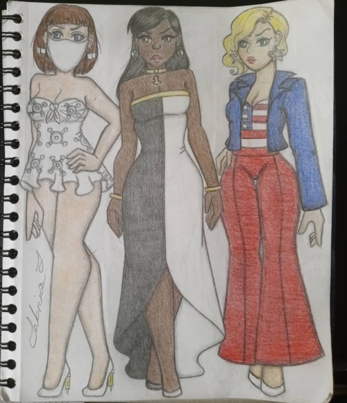 Hey Guys! So, I decided to draw some fashion designs base on everything that has happened through 20